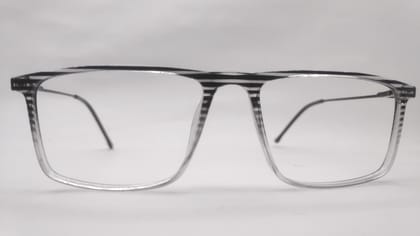 Unbreakable Spectacle Frame by shiv eye care black and rey mix colour