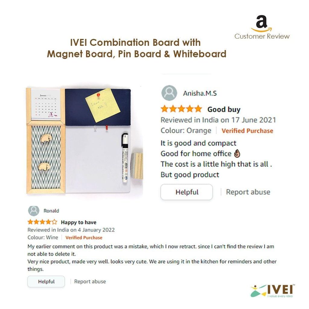 IVEI Pin + White +Metal Combination board