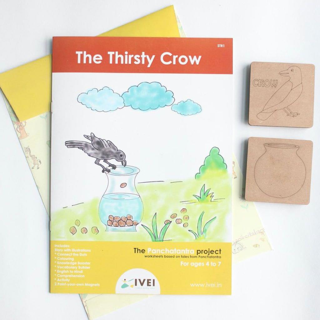 The Thirsty Crow - Workbook and 2 DIY Magnets - 4 to 7 yrs