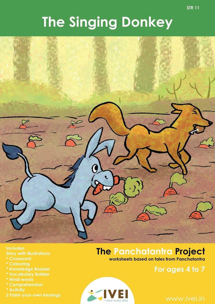 The Singing Donkey - Workbook and 2 DIY Keychains - 4 to 7 yrs