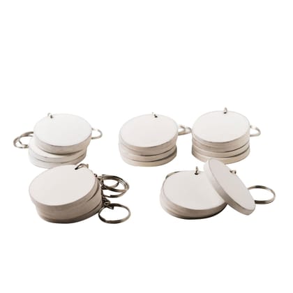 IVEI DIY Keychain Circle- 2 in *2 in - Set of 20 (with Primer) IVEI DIY Keychain Circle- 2 in *2 in - Set of 20 (with Primer)