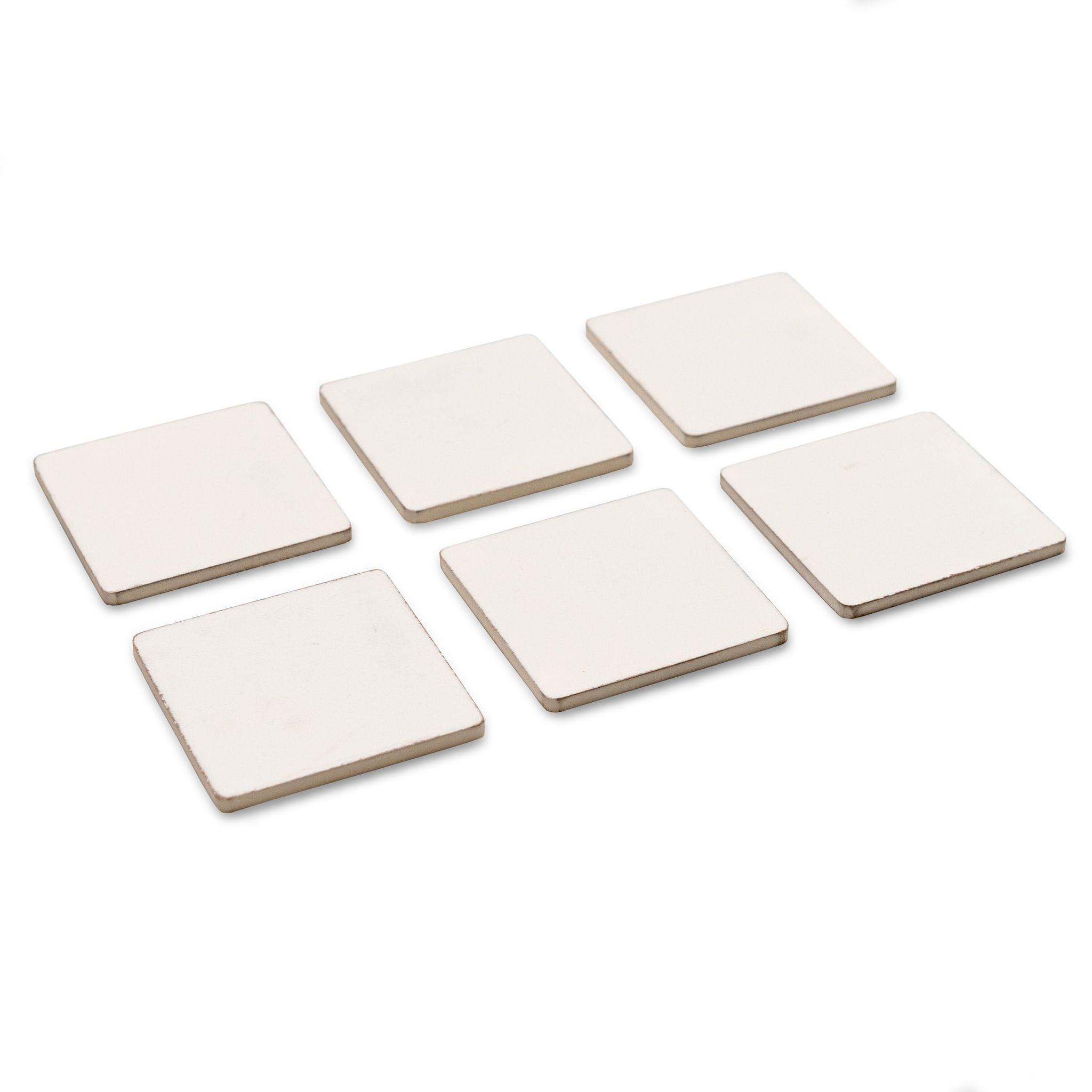 IVEI DIY Square Coasters (set of 12) 3.5 * 3.5(with Primer)