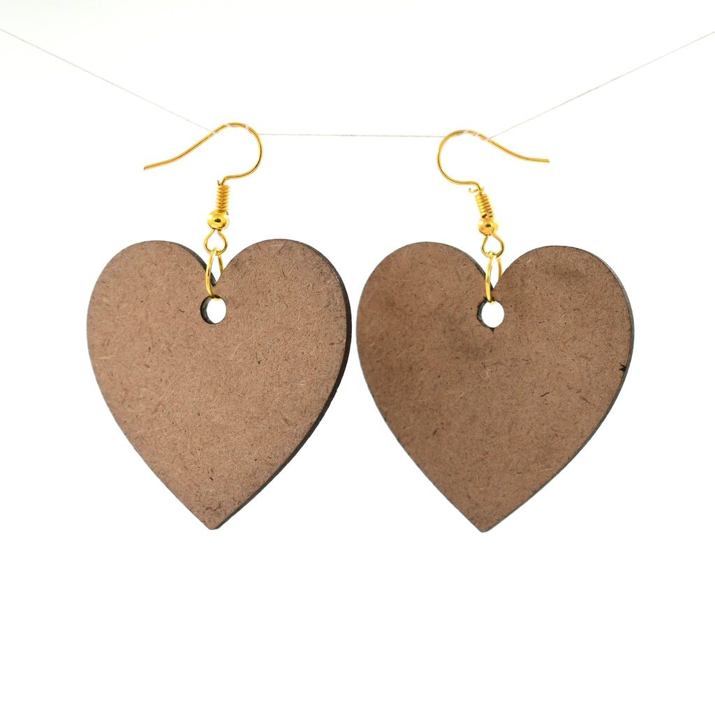 IVEI DIY MDF Earrings Mixed Shapes - Set of 5