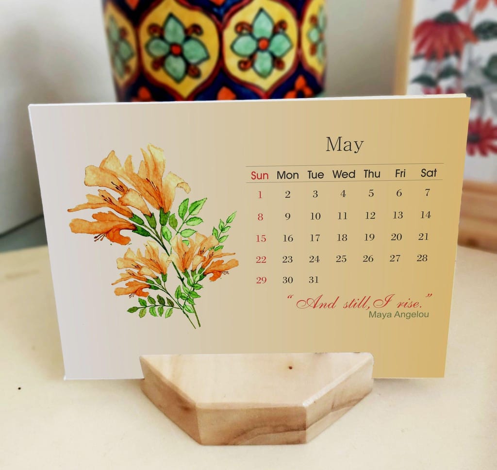 IVEI Calendar with Hexa Stand