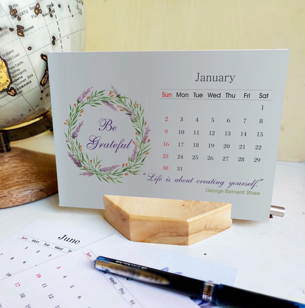 IVEI Calendar with Hexa Stand