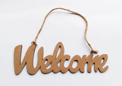 IVEI MDF Welcome Plaque - DIY IVEI MDF Welcome Plaque - DIY
