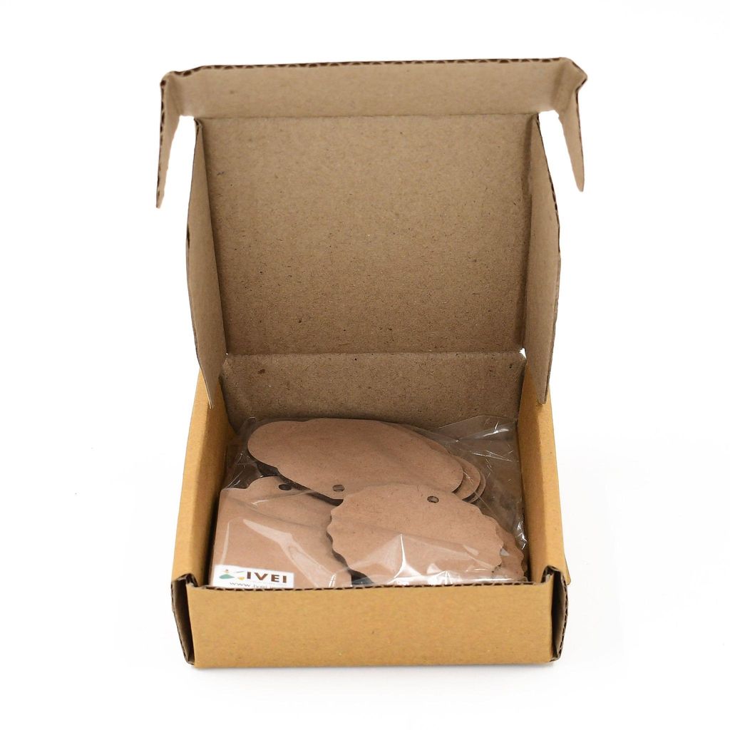 IVEI MDF Gift Tag/Message Tag Cutouts - DIY Set of 15