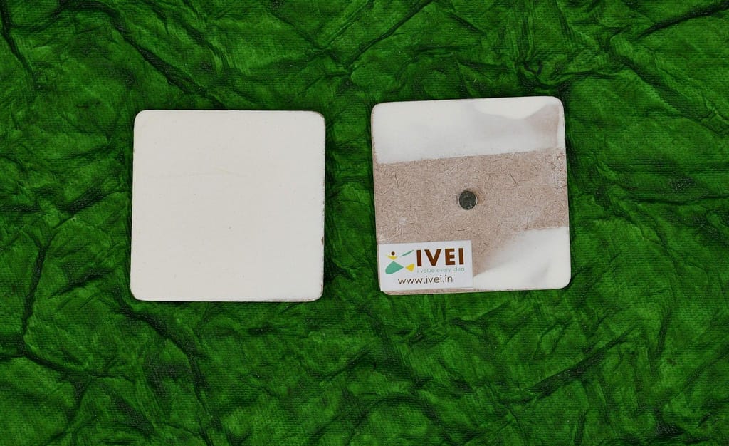 IVEI DIY MDF Square Magnets - Set of 20 (2in X 2in) with Primer