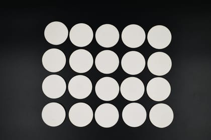 IVEI DIY MDF Round Magnets - Set of 20 (2in X 2in) With Primer IVEI DIY MDF Round Magnets - Set of 20 (2in X 2in) With Primer