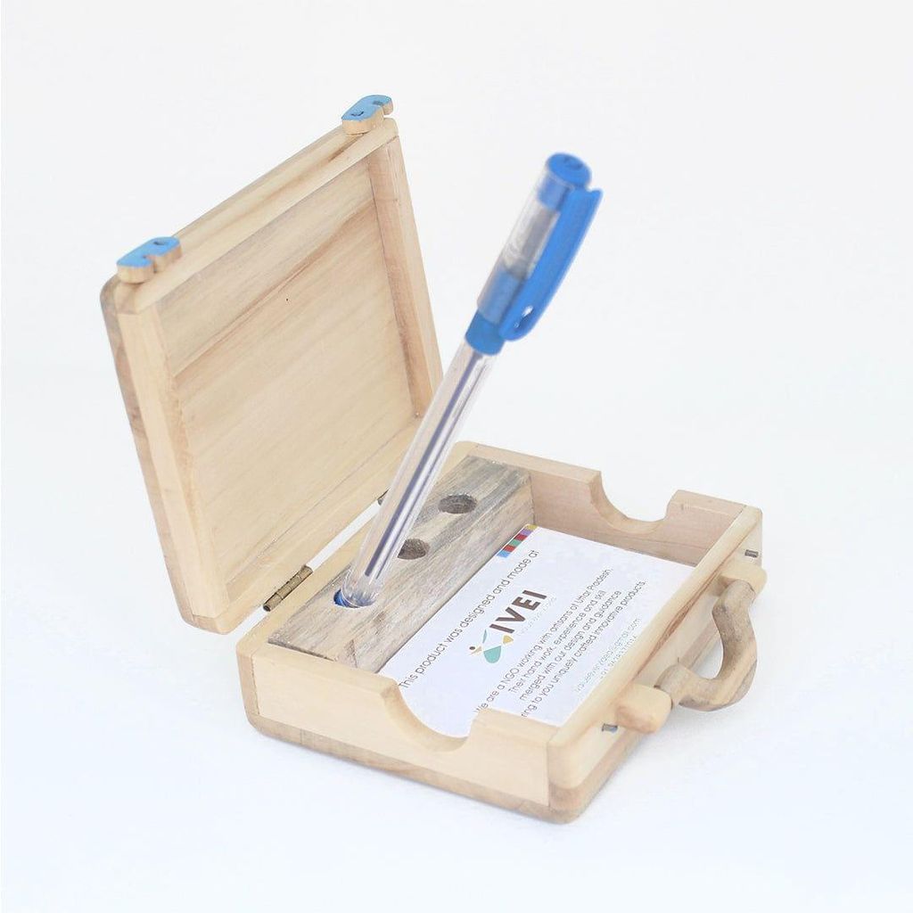 IVEI Suitcase Desk organizer- Blue
