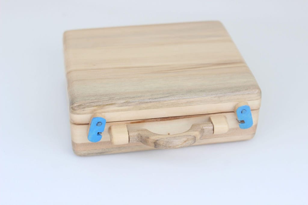 IVEI Suitcase Desk organizer- Blue