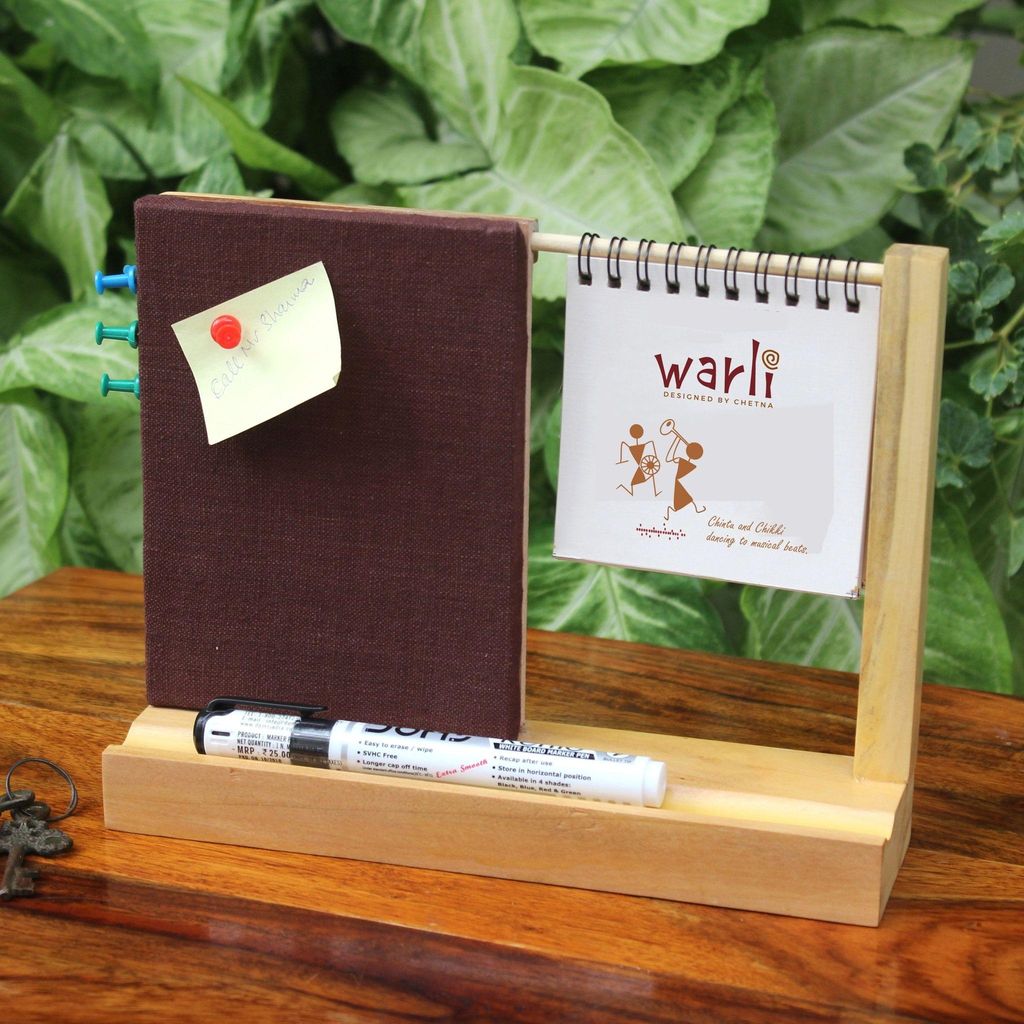 IVEI Warli Desk Calendar with Pin Board