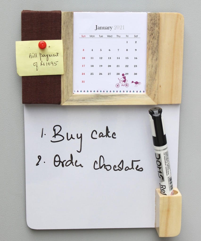 IVEI Warli Utility To-Do Calendar Magnet
