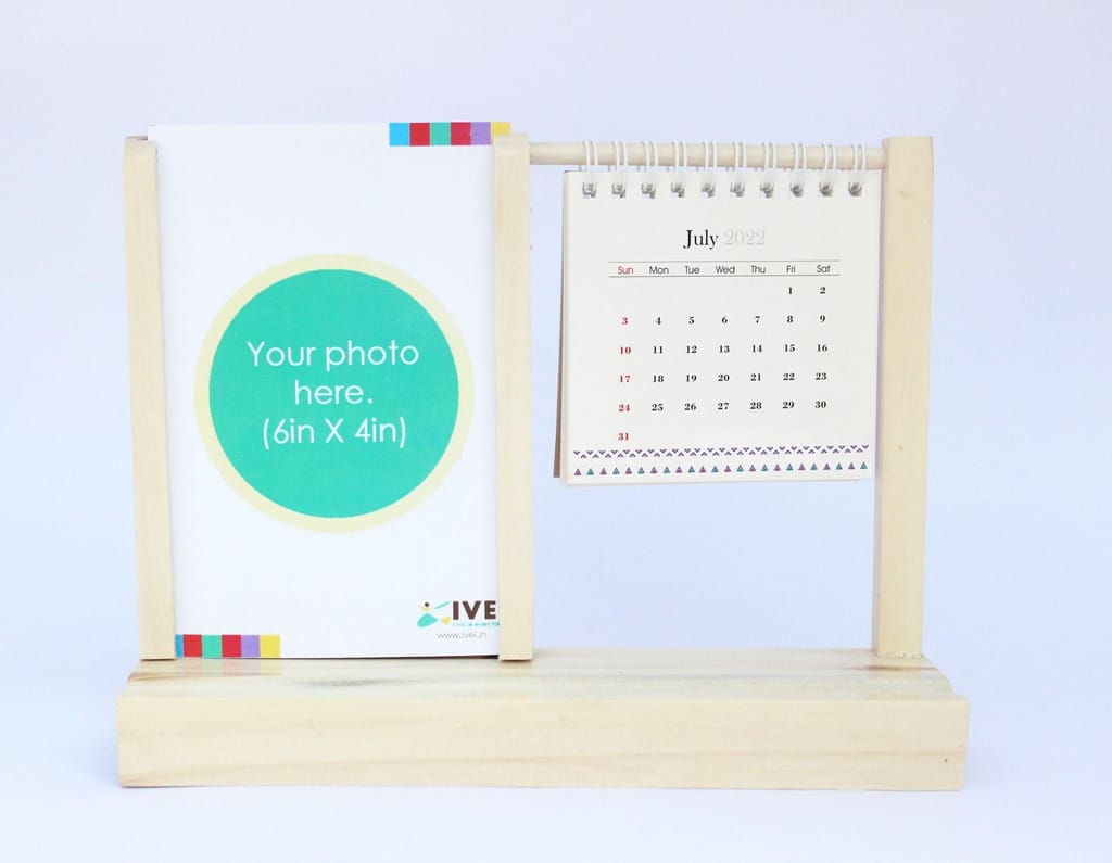 IVEI Warli Desk Calendar with Photo Frame