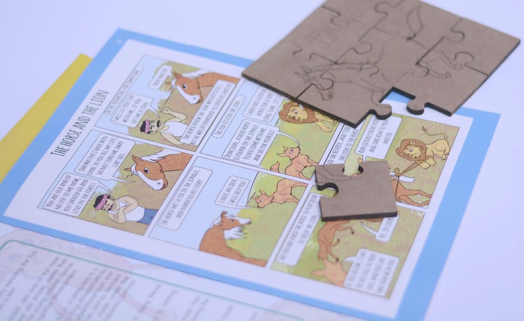 The Horse and the Lion - Workbooks and 1 DIY Puzzle - 4 to 7 Yrs
