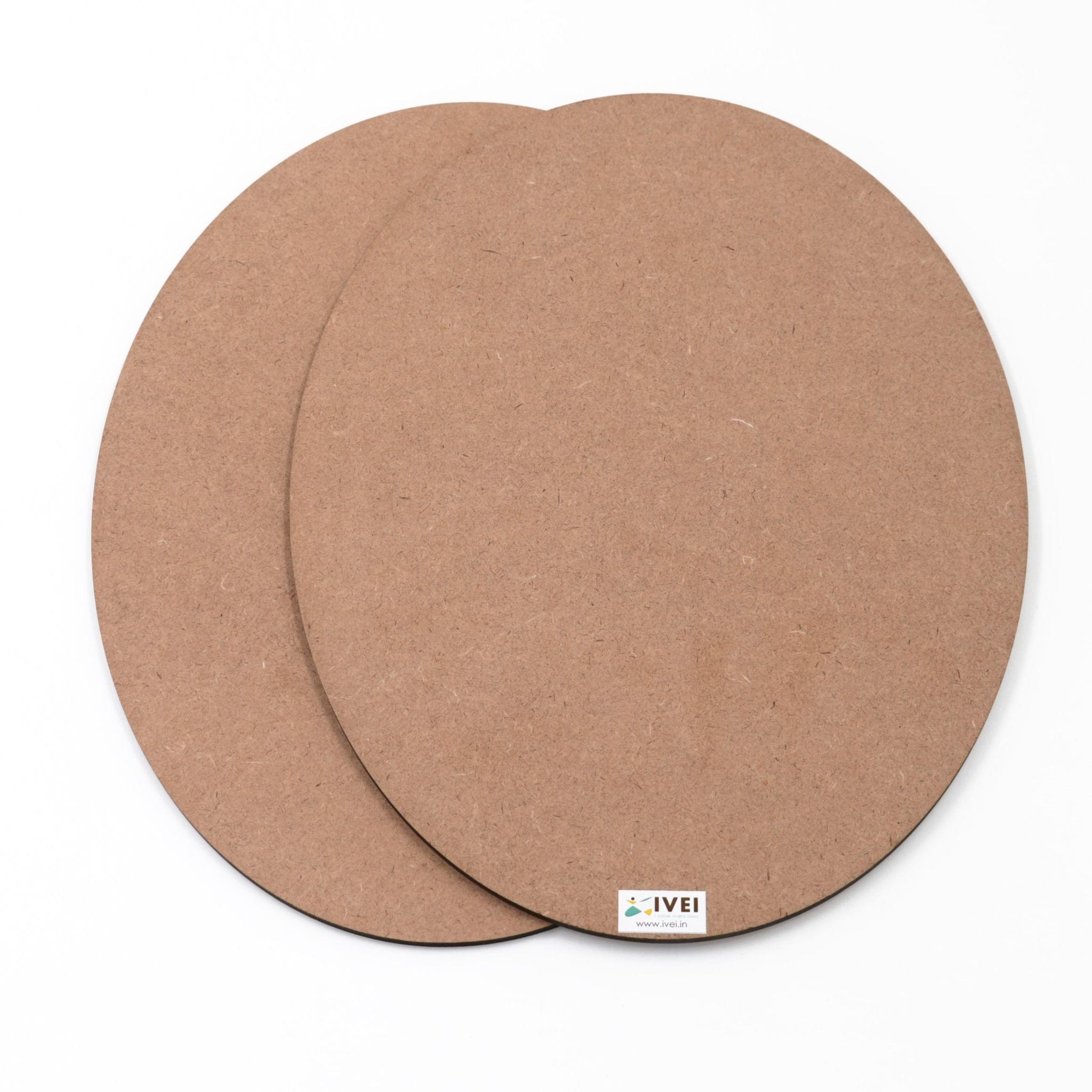 IVEI DIY MDF Oval - Set of 2