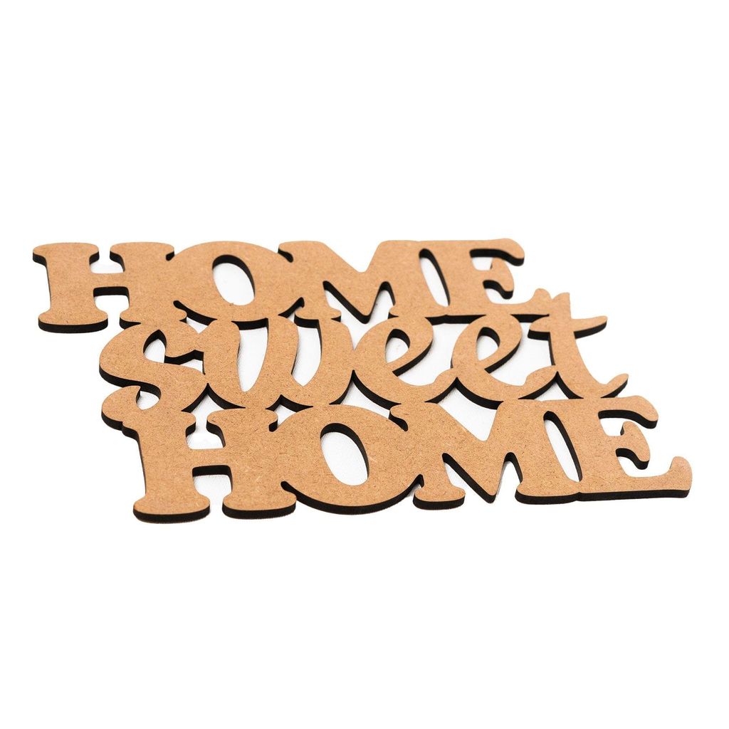 IVEI MDF Home Sweet Home Plaque - DIY