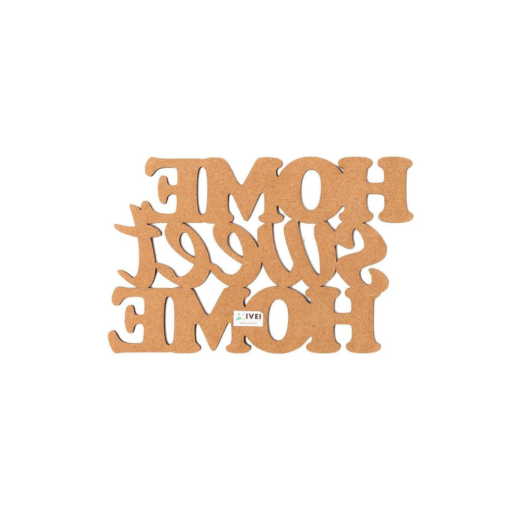 IVEI MDF Home Sweet Home Plaque - DIY