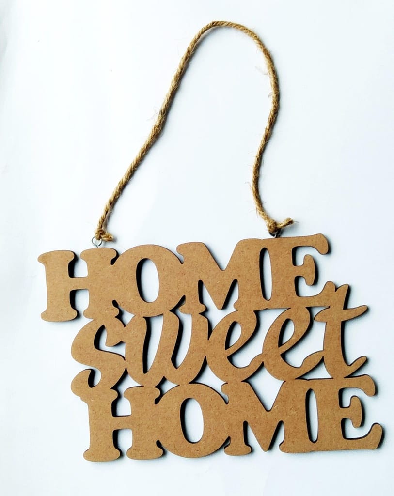 IVEI MDF Home Sweet Home Plaque - DIY
