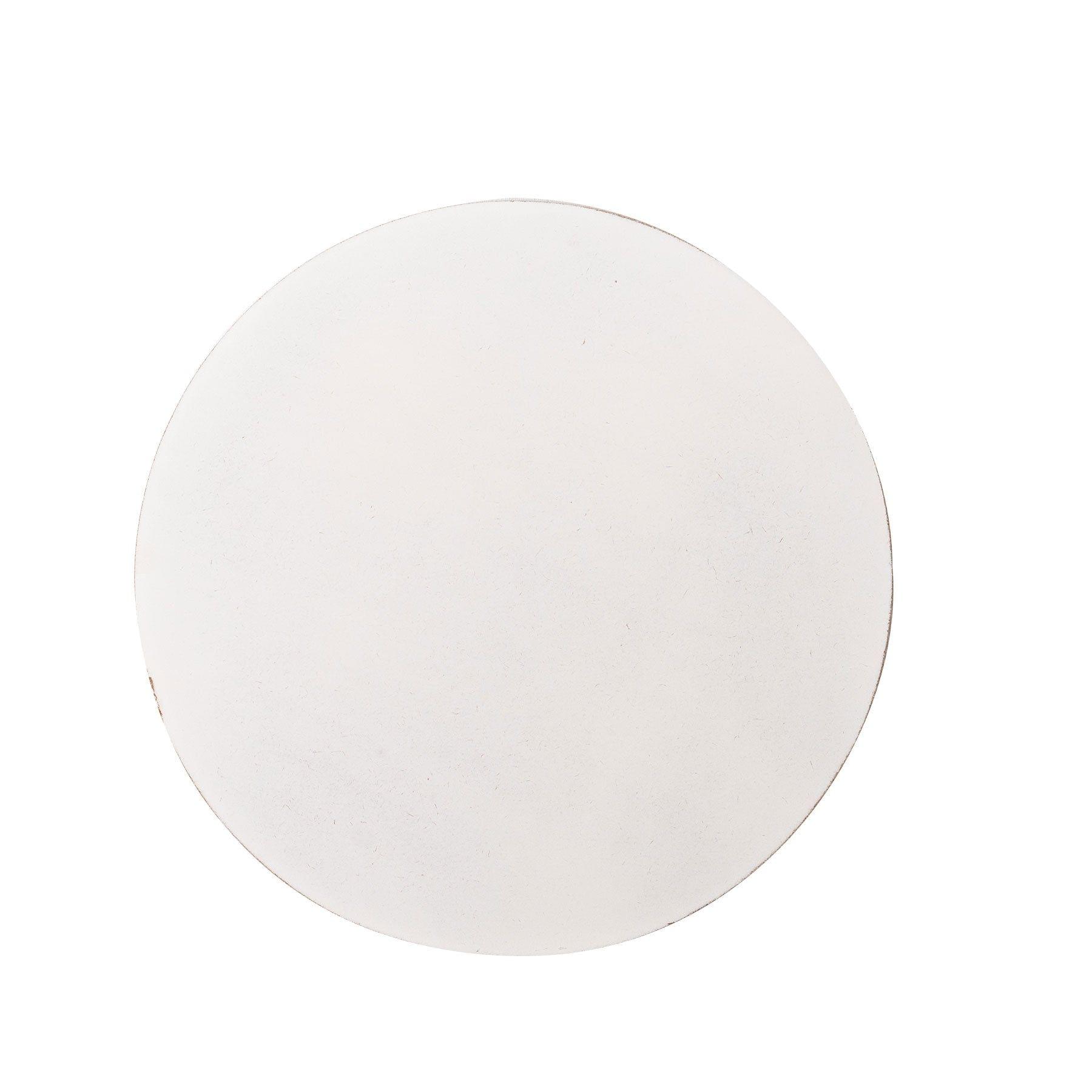 IVEI DIY MDF Circle - 12 in - Set of 2(with Primer)