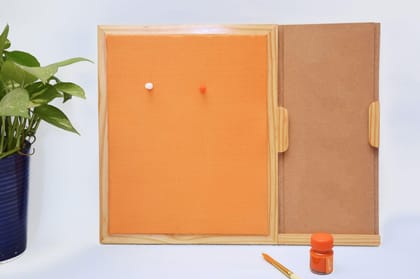 DIY Slide Out Pin Board - Orange