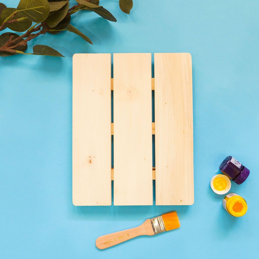 IVEI DIY Wooden Nameboard Rectangle