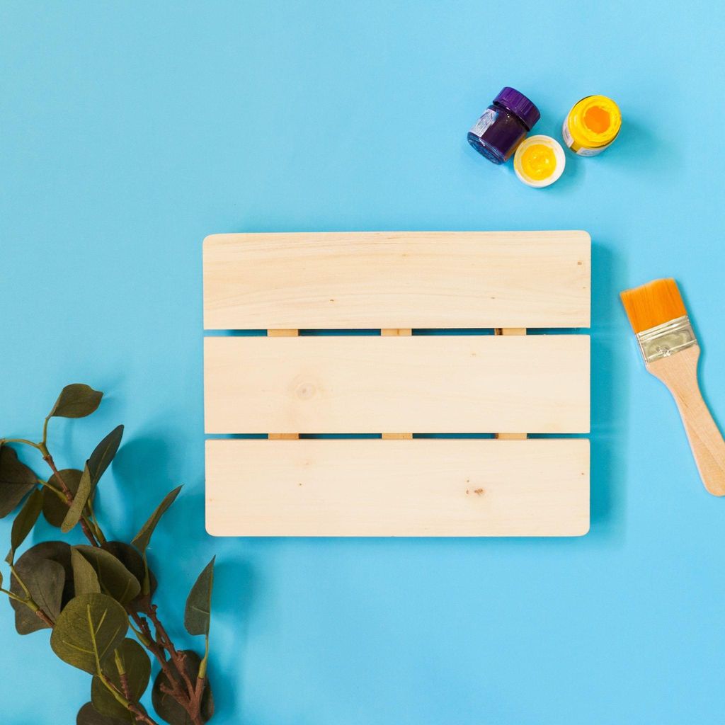 IVEI DIY Wooden Nameboard Rectangle