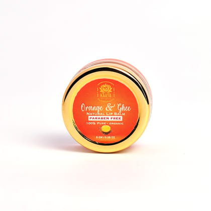 Kaaya Natural Orange & Ghee Lip Balm