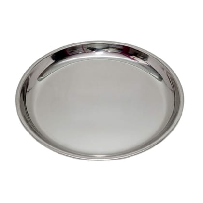 TOTAL SOLUTION Stainless Steel Set of 4 Quarter Plates/Side/Small Plate-