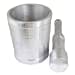 Aluminium Khal Batta/Mortar & Pastel/Imam Okhli/Musal/Kitchen Masher/Aluminium Masher/Khallad/Mam Dasta/Spice Mixer Heavy for Use in Home and