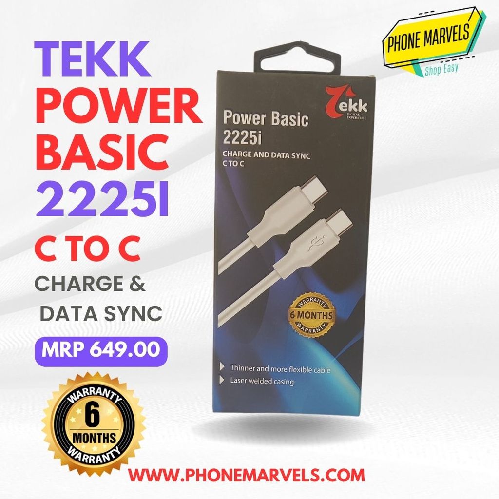 TEKK FAST CHARG AND DATA TRANSFER CABEL  C TO C