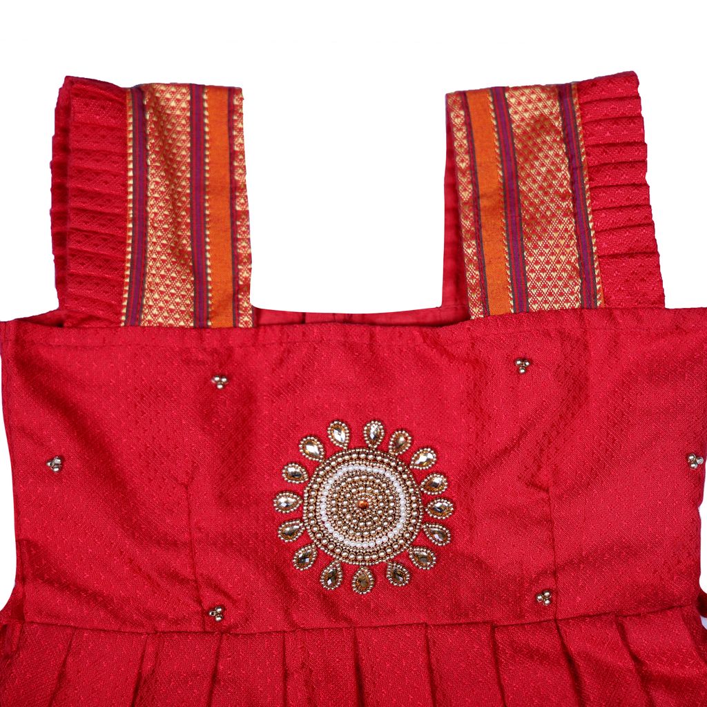 Red Khun Frock for girls