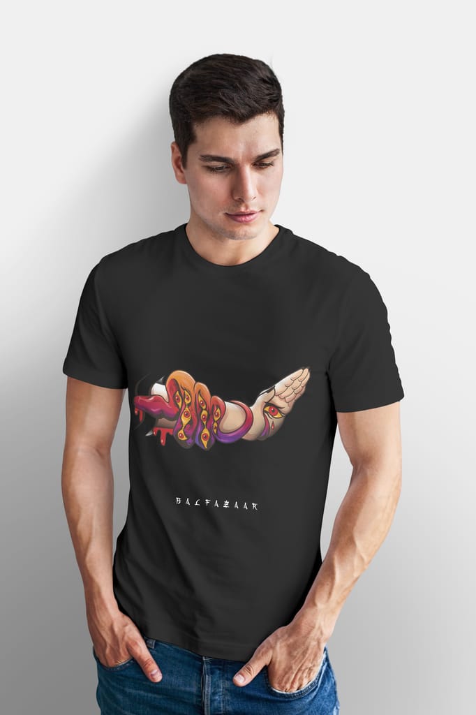BALFA-MEN-TSHIRT-HAND TATOO
