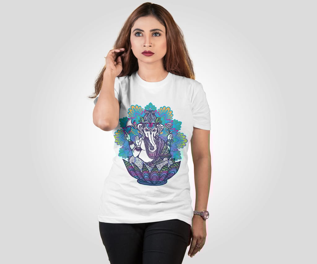 BALFA-WOMEN-TSHIRT- GANESH