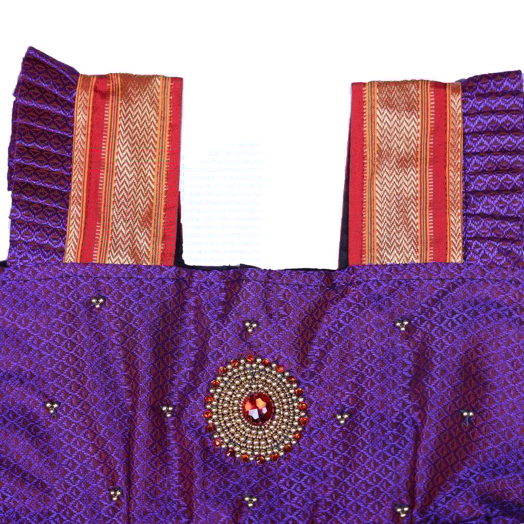 Purple Khun Girls Frock