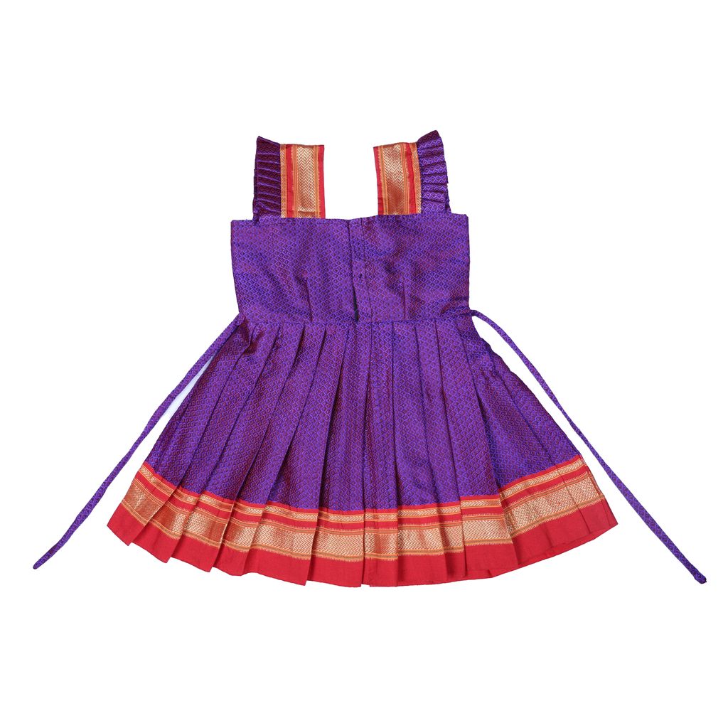 Purple Khun Girls Frock