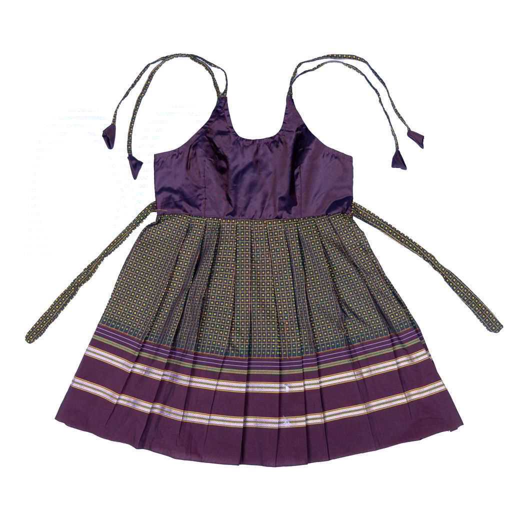 Brown khun girls frock