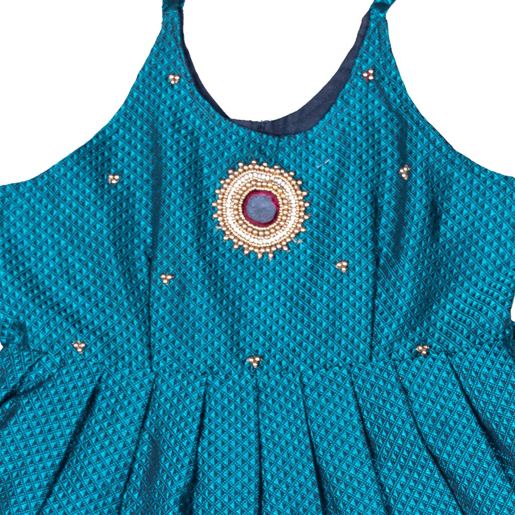 Green Khun frock for girls