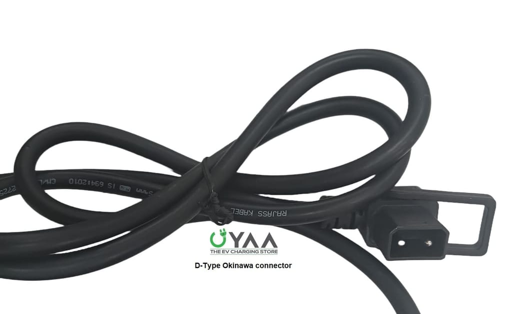 EvcharZ 84V 6A Lithium Battery Charger 2 PIN D-Type Connector