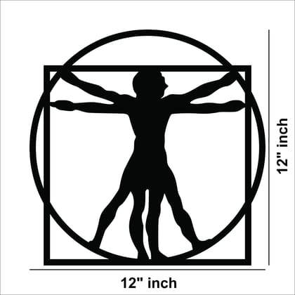 Dbeautify Human Design MDF Wooden Wall Hanging for Home Bedroom & Office Decoration in Black Color Size 12 Inches Dbeautify Human Design MDF Wooden Wall Hanging for Home Bedroom & Office Decoration in Black Color Size 12 Inches