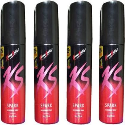 Kamasutra KS big Spark Body Spray Unisex 150 ml, 4 pcs