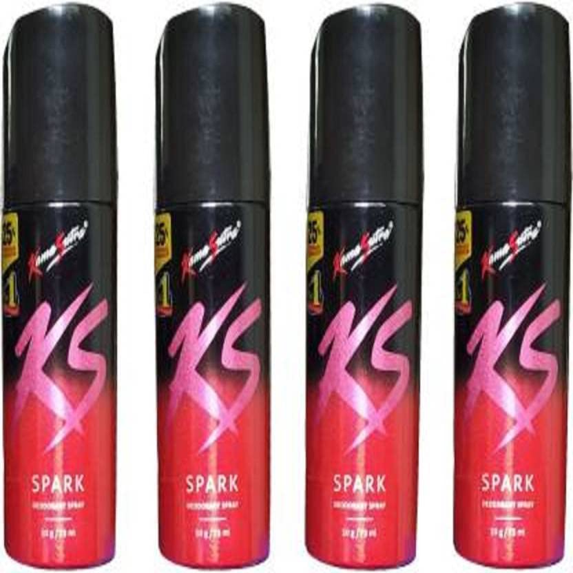 Kamasutra KS big Spark Body Spray Unisex 150 ml, 4 pcs
