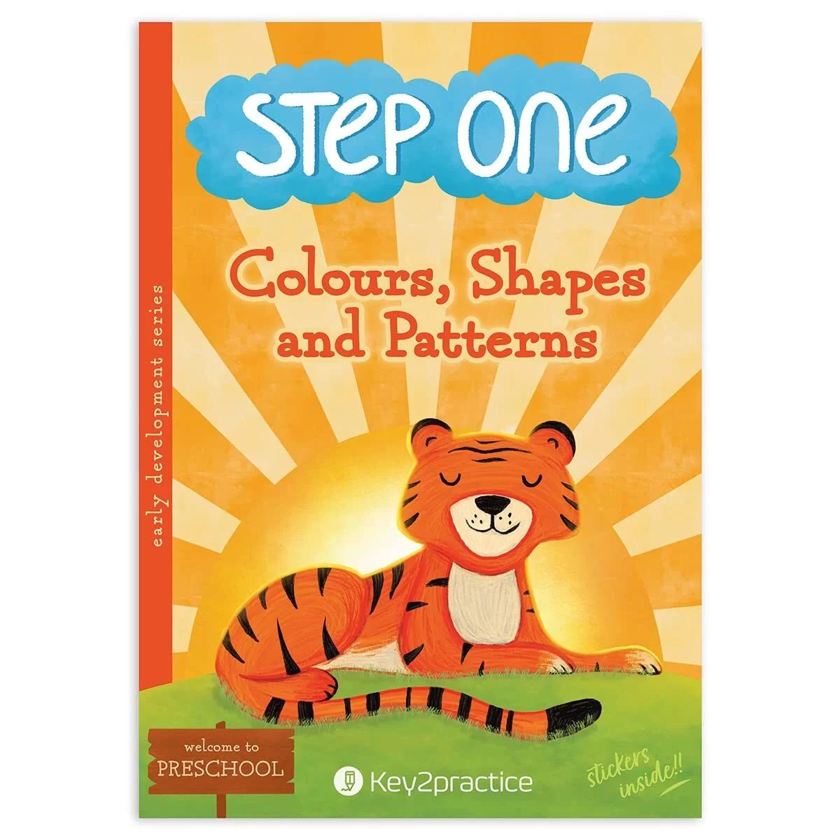 Key2practice Step One |Early Development Series | Colours, Shapes and Patterns | A Child’s first drawing album | Sticker activities | Prepare for preschool | Home learning | Designed by IITians