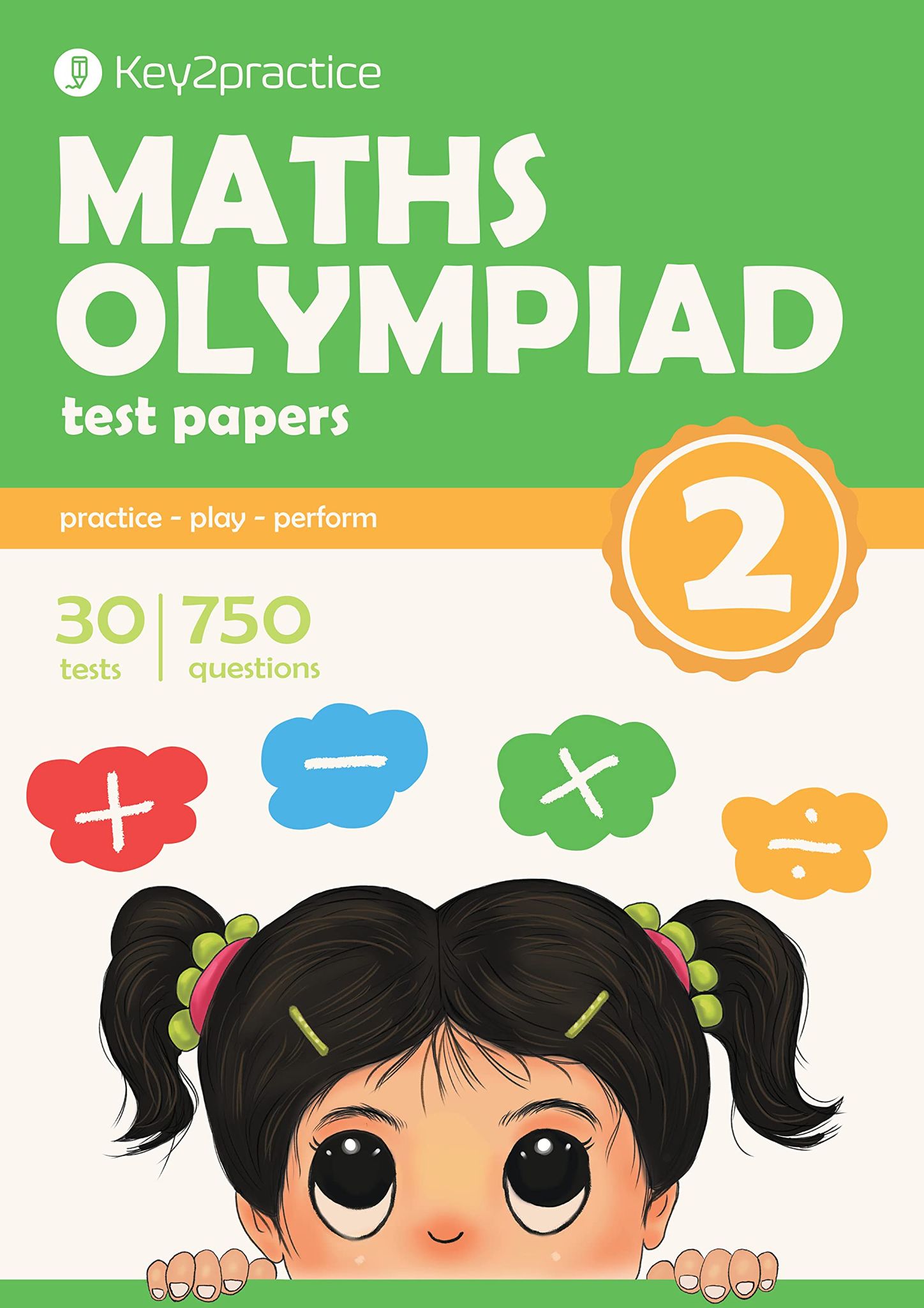 Key2practice Class 2 - Olympiad Maths Test Papers ( Activity Based Worksheets)