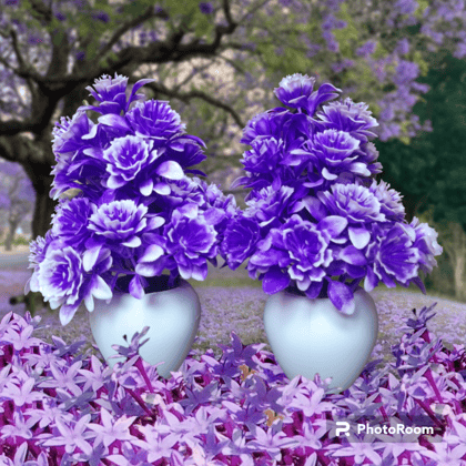 Artificial flowers plant new purple colour Artificial Plant, Flower and Shrubs pack of 2"artificial flowers"artificial flowers garland "artificial flowers purple"artificial flowers real touch"artificial flowers vase"