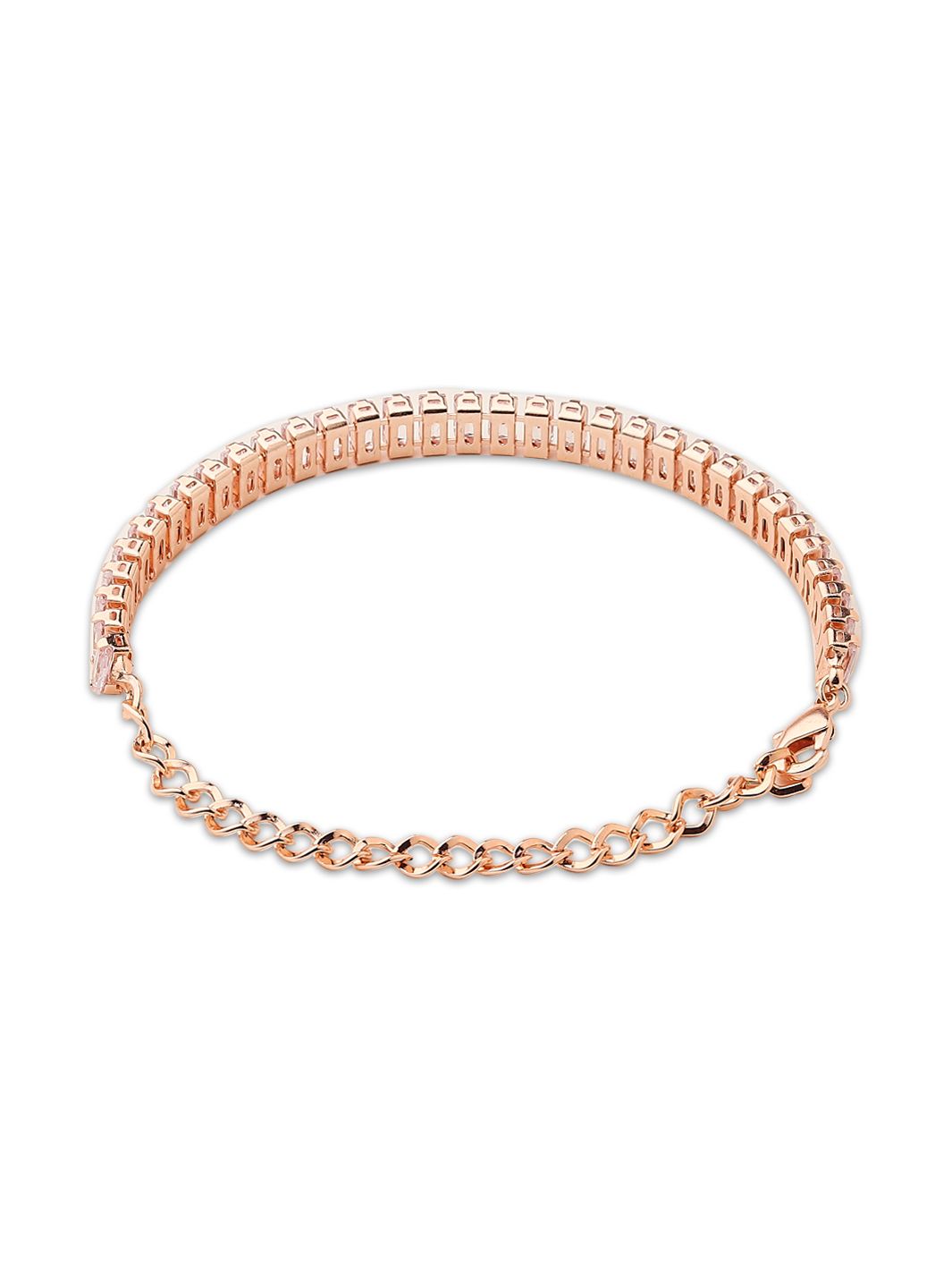 PAHAL ROSE GOLD BRACELET FOR GIRLS AND WOMENS / GIFT FOR GIRLS AND WOMEN / AMEICAN DIAMOND BRACELET