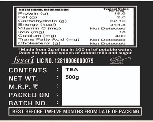 MINTRI TEA- Assorted Premium CTC Tea | BlackGold Select 500g