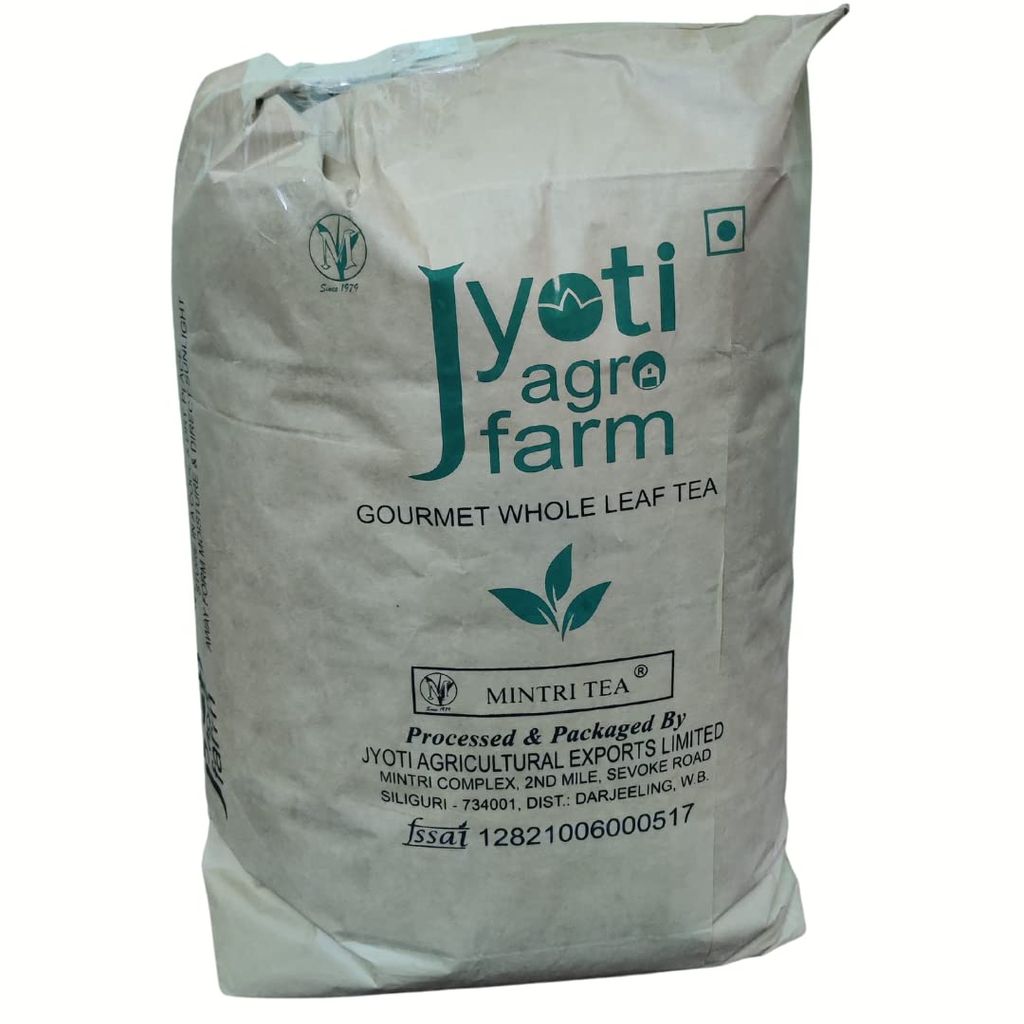 Premium Orthodox Black Gourmet Whole Leaf Tea from the foothills of Darjeeling | Bulk Pack (12kg or 5kg) | Jyoti Agro Farm | MINTRI TEA