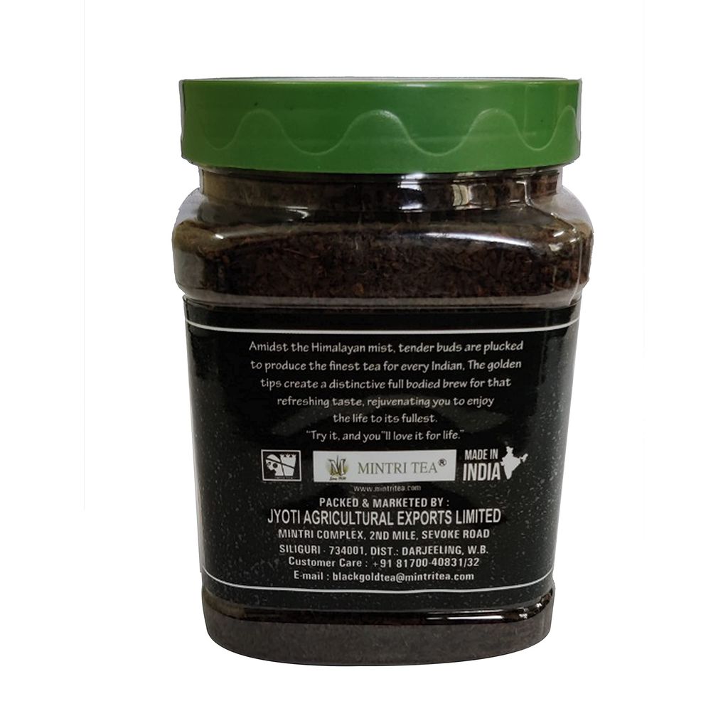 MINTRI TEA - Premium Tea blended with guaranteed 15% long leaves | BlackGold Legacy 250gms (Pack of 2 or Pack of 4)