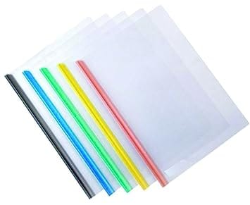 Total solution A4 Paper Report Sliding Bar Cover Strip File Folder(Set of 30 Files)